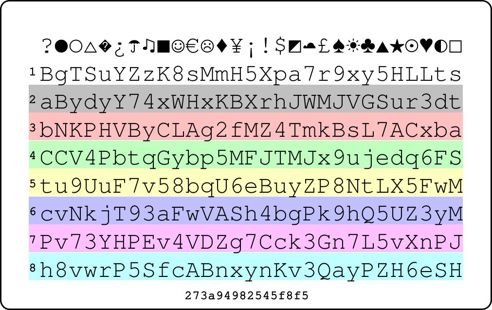 Picture of PasswordCard